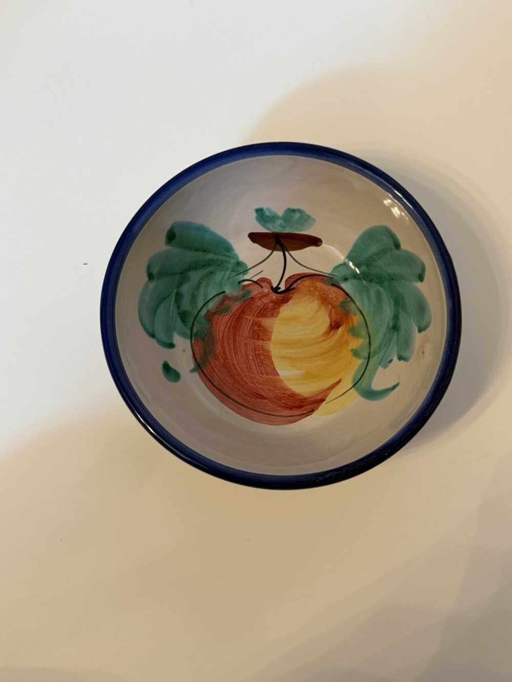 VIETRI BUON GIORNO APPLE SOUP/CEREAL BOWL ITALY HOME DINING DINNERWARE 5 5/8”